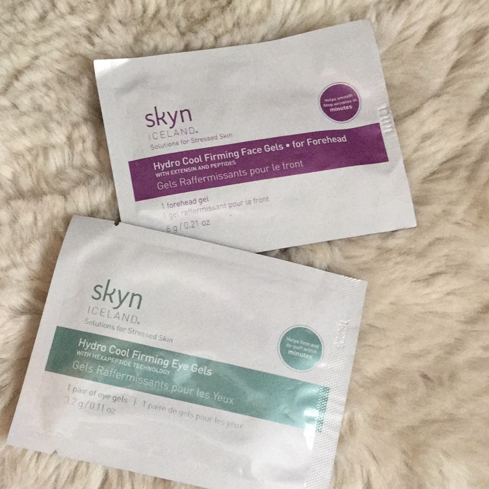 Skyn Iceland Firming Eye Gels and Forehead
